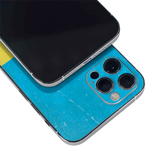 Ukraine Flag Distressed iPhone 12 Pro Skin